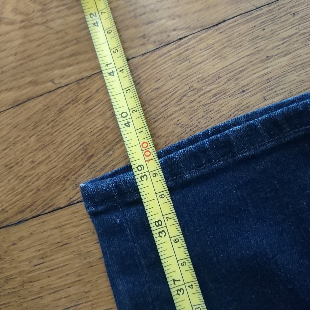 Good American Good Legs Dark Wash Skinny Jeans Size 6/28 High Rise - Picture 7 of 8